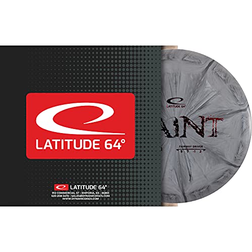 Latitude 64 Retro Saint Disc Golf Fairway Driver | Slightly Overstable Disc Golf Driver | Grippy Base Plastic | Fairway Driver Disc Golf Disc | Frisbee Golf Driver | 170g+ - color: Gray