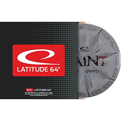 Latitude 64 Retro Saint Disc Golf Fairway Driver | Slightly Overstable Disc Golf Driver | Grippy Base Plastic | Fairway Driver Disc Golf Disc | Frisbee Golf Driver | 170g+ - color: Gray