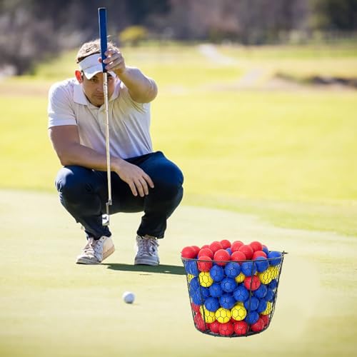 Abaodam Golf Basket Portable Golf Container Pressure Resistant Design for Outdoor Sports Easy Storage and Carrying for Driving Range