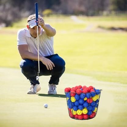 Abaodam Golf Basket Portable Golf Container Pressure Resistant Design for Outdoor Sports Easy Storage and Carrying for Driving Range