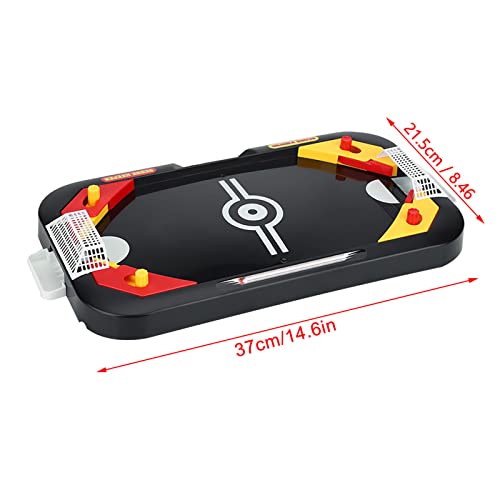 Tabletop Air Hockey Table, 2 in 1 Mini Air Hockey Game Indoor Hockey Game Mini Game Soccer and Table for Indoor Fun Desktop Sports