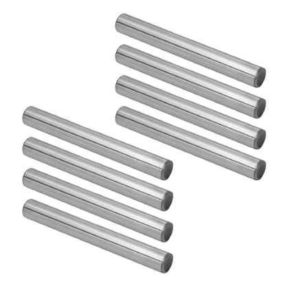 POWERTEC 71145-P2V Hardened Steel Dowel Pins 3/8-Inch, Heat Treated and Precisely Shaped for Accurate Alignment, Alloy Steel , 8 Pack, Silver, 3/8" x 3" Pins - size: 3/8" x 3" (8pk)