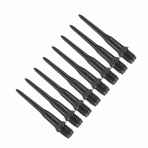 100pcs Durable Plastic Spots Replacement Set for Electronic Darts, Blackwhite, 4.5mm Thread Size, Ideal for Adult Sports Game