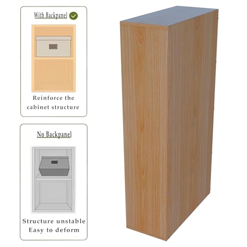 OSCHF 8-Cube Storage Shelf Bookcase, Oak - color: Oak, size: 8-Cube