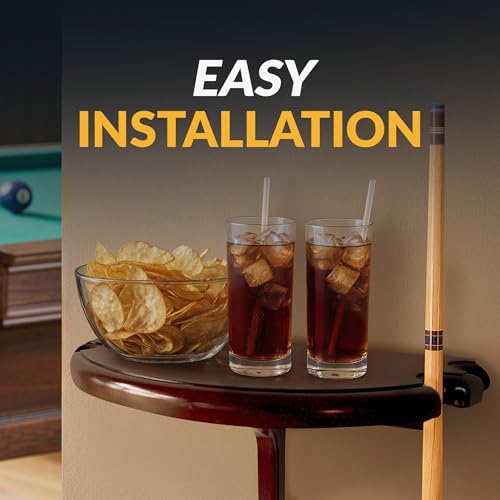 Hathaway Premium Half Moon Wall Shelf - color: Walnut Finish
