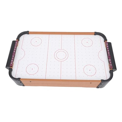 Mini Air Hockey Table, Battery Operated Tabletop Hockey Game for Kids and Adults with Portable Design for Indoor Entertainment