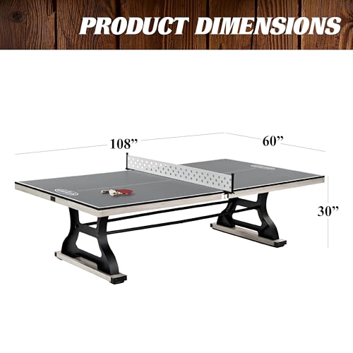 Barrington Table Tennis Multiple Style Ping Pong Tables with Metal Nets, Perfect for Family Game Rooms - style: 9 Ft. Coventry (w/Storage Drawer)