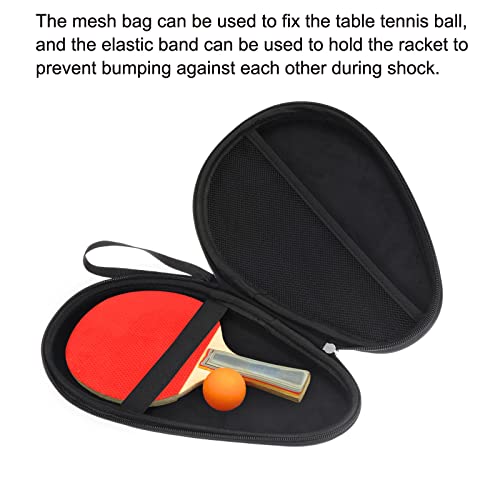 PATIKIL Table Tennis Racket Case Ping Pong Paddle Case Hard Cover Container Bag Gourd Shape, for Sports Accessories - color: Brown