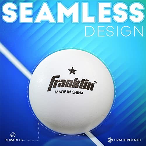 Franklin Sports Table Tennis Balls - Official Size and Weight 40mm Table Tennis Balls - One Star Professional Balls - Bulk Packs and Family Sets - style: 40 mm Pack of 36