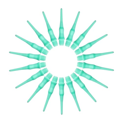 2BA Thread Plastic Tip Dart Points100 Pcs Plastic Tip Darts Soft Dart Tips Replacement Dart Accessories Thread Dart Tips Plastic Points for Tip Darts Soft Tip Dart Tips