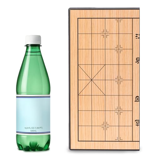 Yellow Mountain Imports Chinese Chess (Xiangqi) Magnetic Travel Set (12.2 Inches) - Compact, Folding Board Game Set - size: 12.5 in
