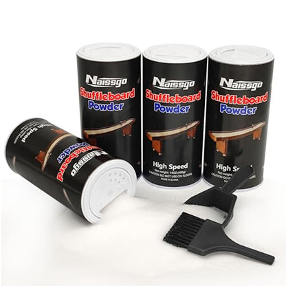 Shuffleboard Sand Wax Shuffleboard Powder Set with Small Brush & Pan - style: 4 Cans High Speed