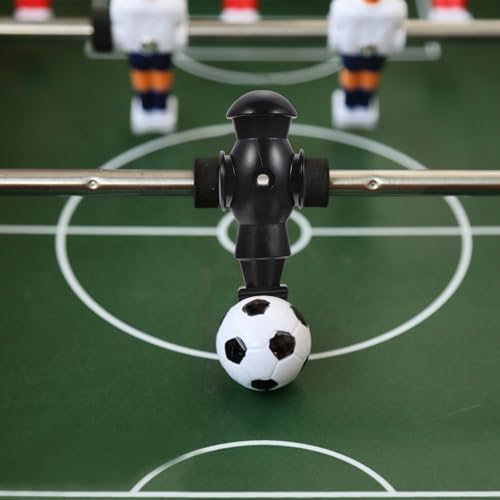 Homoyoyo 4pcs Foosball Men Replacement, Football Players Parts Foosball Man Table Player Football Machine Accessories - color: Black