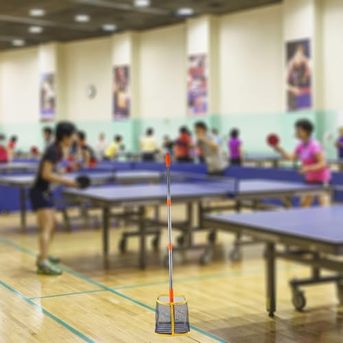 Pingpong Balls Retriever, Collector, Ball Retrieval Tool,up 150 Balls,Table Tennis Pick up,Storage Cage for Gym,Training Tool
