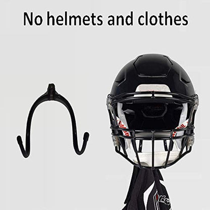 Flexible Adjustable W Rack,Multifunction Wall Mount Display Stand,Multipurpose Holder Hooks,Universal Organizer Storage Clips,Wall Hanger for Skateboard,VR Headset,Sword, Hat,Helmet,Coat,etc - 2 Pack