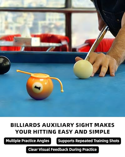 CRICAL 3-Pack Billiards Aiming Trainer, Pool Cue Aiming Aid for Precision Practice and Skill Development, Designed for Beginners and All Players Practicing Pool