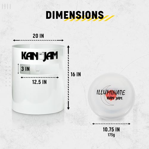 Kan Jam Disc Toss Game - American Made Outdoor Game for The Backyard, Beach, Park, Tailgates - Original, Illuminate, Pro, Travel Edition, and Carry Bag Only - style: Illuminate - LED