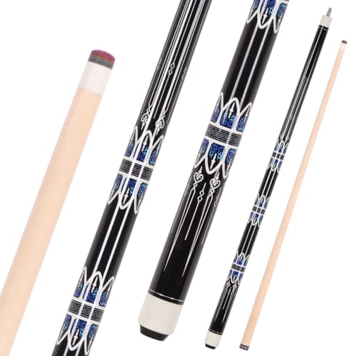 58 inch Canadian Maple Billiard Pool Cue Stick, 13mm 1/2 Maple Billiard Pool Stick, House Bar Pool Table Sticks for Men(Numerous Styles to Choose from) - color: P09