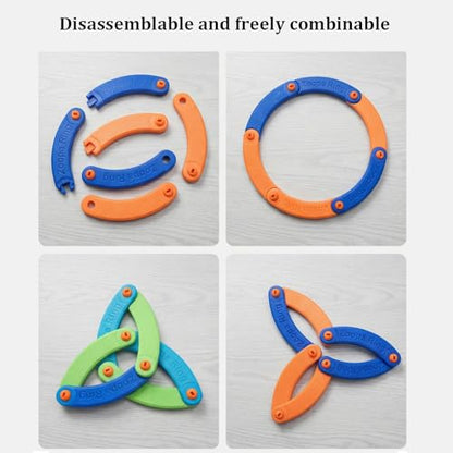 Soft Flying Disc, EVA Foam Foldable Boomerang Ring Toy with Whistling Sound Safe Outdoor Lawn Beach Pool Games Birthday Gift (Deep Blue Green) - color: Deep Blue Green