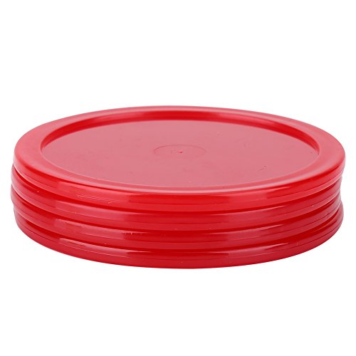 Air Hockey Pushers Set,2PcsAir Hockey Pushers and 4Pcs Air Hockey Pucks,Ice Hockey Replacement Pushers Pucks Goalies Set Table Game Accessories Baseball and Softball Supplies