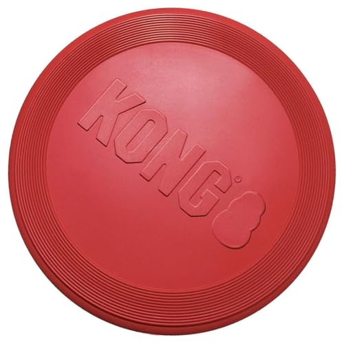 Kong Rubber Flyer,Large 2 Pack, Red