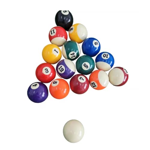 Replacement Billiards Ball, 2-1/4" Regulation Size, Object Balls with Cue Ball & Billiard #8 Ball, Standard Billiards Ball Accessories - color: 8