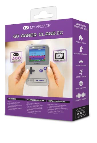 My Arcade Go Gamer Classic-Purple: Preloaded Game Console with 300 Games - style: Go Gamer Classic-Purple