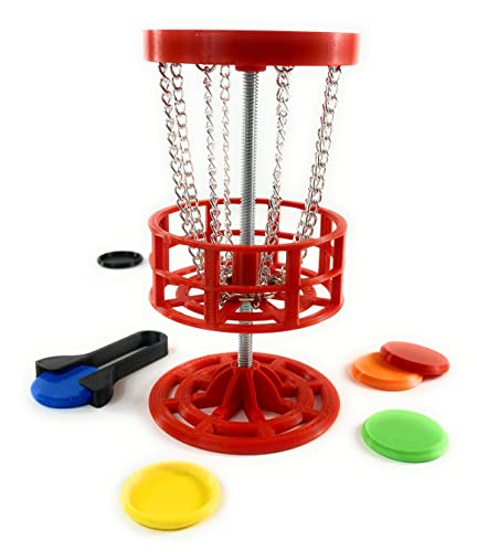 Mini Disc Golf - Table Top Drinking Game - 3D Printed - Man Cave Decor