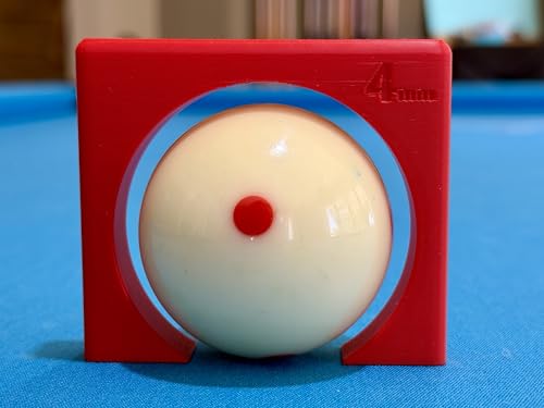 Pool Stroke & Aim Trainer, 3 Available Sizes- 2mm, 4mm, and 6mm Ball Clearance, Billiards Tunnel Trainers - size: 4mm only