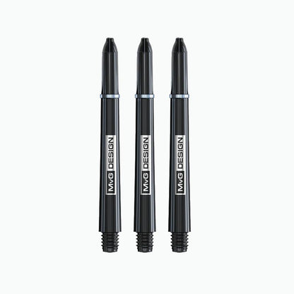 Winmau - Dart Stems Collection - Dart Shafts Multipack 5 Sets Per Pack (15 in Total) - Professional Darts Accessories and Sizes - Suitable for Steel Tip and Soft tip - style: MvG Signature