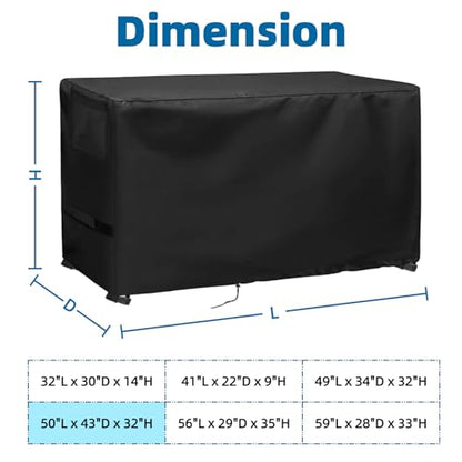 Multi-Game Table Cover for Best Choice 13-in-1 and 10-in-1 Combo Game Table Set,Tabletop Pinball Cover for Kids,Dust Covers for Teen Boy Room Decor,50"x43"x32" - size: 50"L x 43"D x 32"H