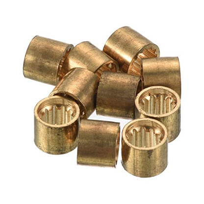 PATIKIL Brass Pool Cue Ferrules, Billiard Cue Tips Replacement Repair Tool for Snooker Cue Stick - size: 9mm