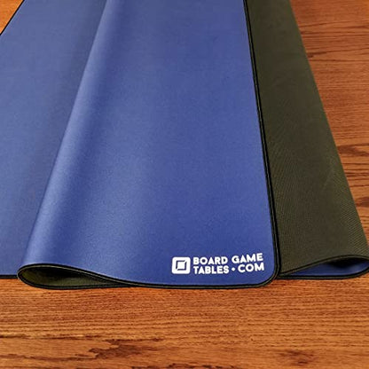 Board Game Playmat [3'x5'/Thick Super Cushioned/Stitched Edge/Water Resistant] with Carrying Case - for Tabletop Board Games, Card Games, RPG Games (Medium, Blue) - color: Blue, size: Medium (3'x5')