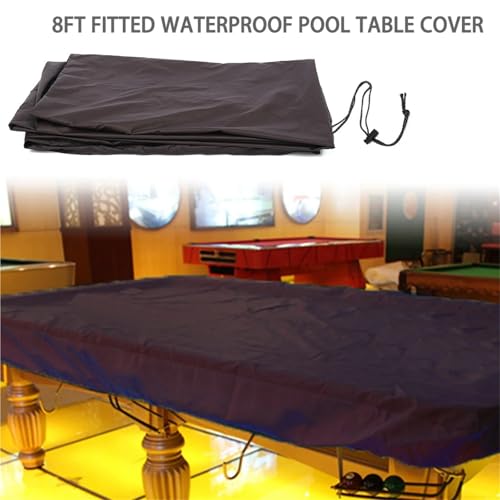 1/3/5pcs 8Ft Billiard Pool Table Cover with Drawstring Waterproof for Rectangle(1pcs) - size: 1pcs