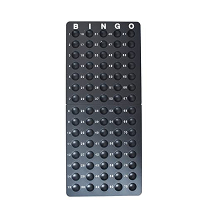 Yuanhe Deluxe Bingo Game Set - Metal Round Cage, 75 Colored Bingo Balls, 100 Bingo Cards, 500 Mixed Chips and Master Board for Large Groups, Parties - style: Deluxe Set