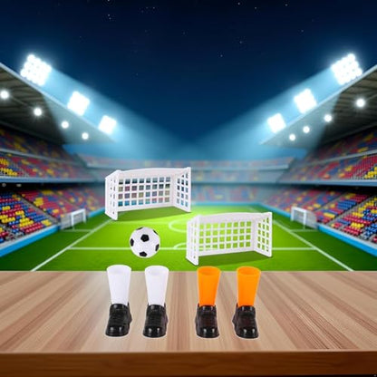 Finger Soccer Game Set with 2 Goals, Mini Table Football Game for Fans Club Sports Bar and Home Party