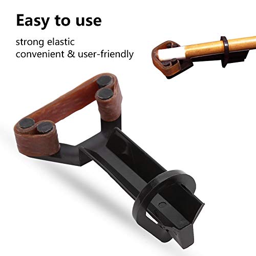 Cue Tip Clamp, Dilwe Y-Shaped Elastic Fastener for Billiard and Snooker Cue Tip Repair Tool with Glue-On Design