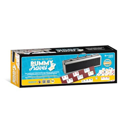 Tradeopia Premium Travel Rummy Game Set with Aluminium Case, 106 Tiles Rummy, Suitable for Birthday, Anniversary, New Year