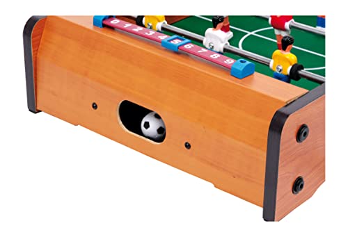 Small Foot 6707 Wooden Table Football - Can Be Placed On Any Table Top - Ideal to Take Away