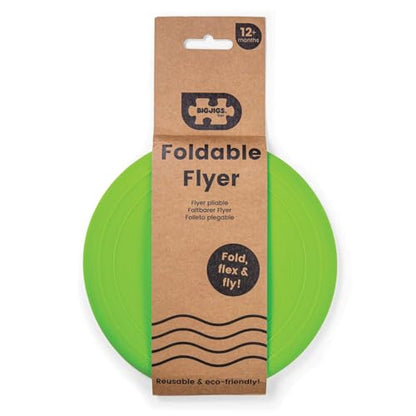 Bigjigs Toys Frisbee Flying Disc (Meadow Green) - Silicone Frisbee for Kids, Quality Flying Saucers, Beach Toys & Garden Toys, Holiday Toys for Toddlers - color: Meadow Green