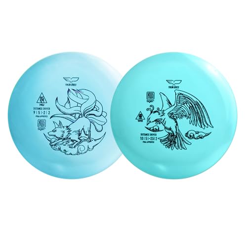 Yikun Disc Golf Driver Professional PDGA Approved 2pcs Discs Golf Distance Driver 165-175g Fairway Golf Disc Perfect for Outdoor Games and Competition