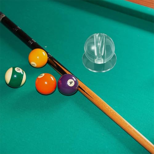 2pcs Billiard Aiming Practice Tool - Transparent Billiard Stroke Trainer - Pool Cue Stroke Trainer - Portable Round Ball Exerciser for Beginner