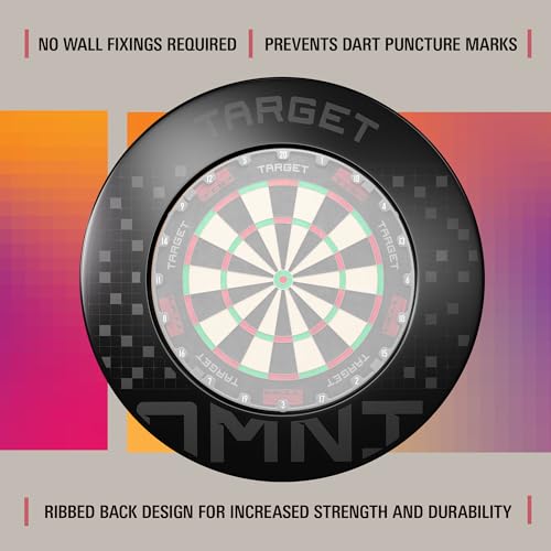Target Darts Omni Auto Scoring Camera System Surround LED Light | Automatic Scorer, Magnetic Dartboard Ring Lighting, Records Dart Scores, Fits All Dartboards | Ultimate Home Bundle - style: Omni Home Set Up