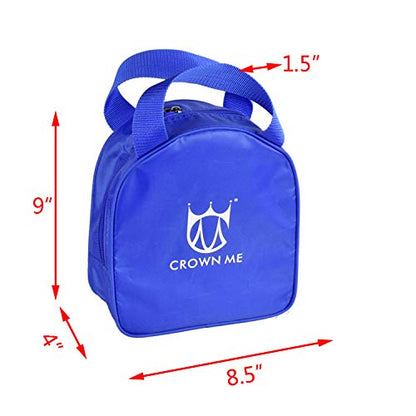 CROWN ME Disc Golf Set with 6 Discs and Starter Disc Golf Blue Bag - color: Blue