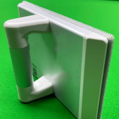 Pool Table Brush, Handheld 7.87in Cleaner for Felt Cloth, with Reusable Base Plate for Dust, Ash & Debris Removal from Billiard Table Rails