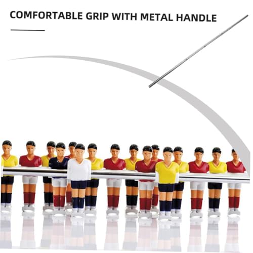POPETPOP 2pcs Foosball Operation Pole Durable Iron Replacement Rods for Table Soccer Machines Easy Installation for Home Use Fit for Foosball Tables
