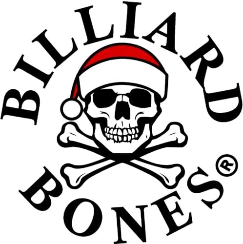 BILLIARD BONES® Billiards Dice Game Set with 3 Regulation Engraved Dice, Pool Game Accessory for cue case
