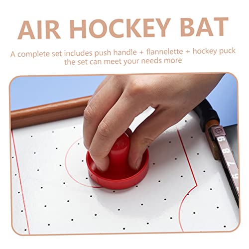 1set Air Hockey Pucks Ergonomic Paddles and Hockey Discs Indoor Game Accessory for Family Fun and Entertainment Includes and Paddles