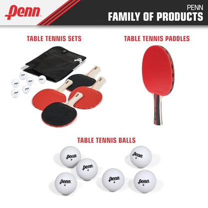 Penn 40mm 1-Star White Ping Pong Balls, Box of 36 Official Tournament Size Table Tennis Balls - size: 40mm
