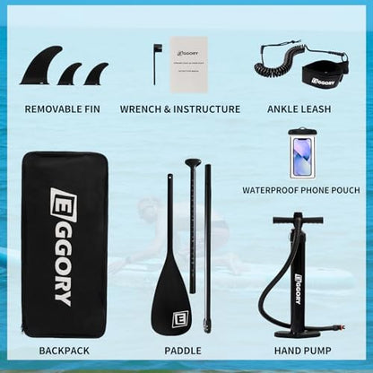 Inflatable Paddle Board,Stand Up Paddle Board Set, Extra Wide SUP Board with Removable Fin, Floating Paddle, Hand Pump, Waterproof Phone Pouch,Traveling Board - color: JF purple